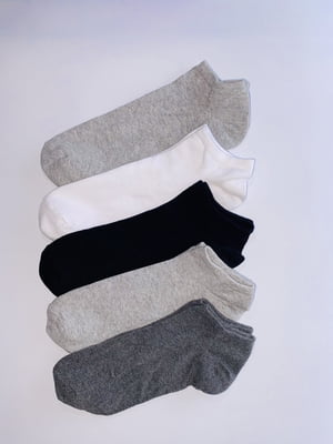 Шкарпетки короткі різнокольорові | 6124448