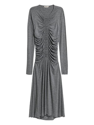Платье А-силуэта серое | 5662567
