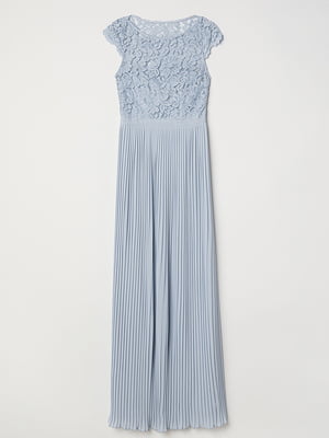 Сукня А-силуету блакитна | 6085776