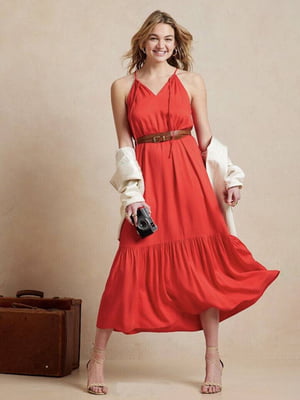 Сукня А-силуету червона | 6131137