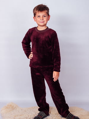 Пижама махровая: джемпер и брюки | 6131836