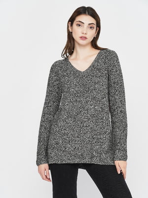 Пуловер черно-белый | 6134220