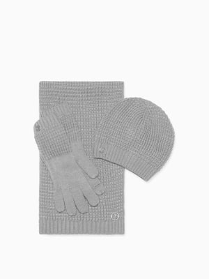 Комплект: шапка, перчатки и шарф | 6134746