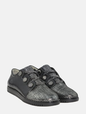 Кросівки чорно-сріблястого кольору | 6188244