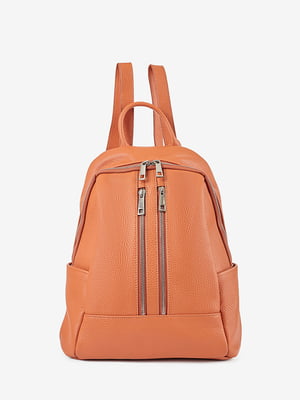 Рюкзак оранжевый кожаный | 6193681