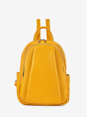 Рюкзак желтый кожаный | 6193684