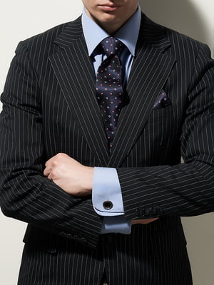 Набор из 2 аксессуаров: галстук и платок "Власть" | 6201711