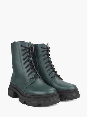 Ботинки темно-зеленые | 6242307