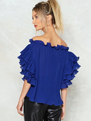 Блуза синяя | 6252601