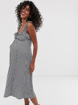 Платье для беременных клетчатое | 6252756