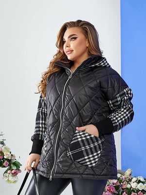 Жіноча демісезонна куртка вітровка плащівка на 100 синтепоні розмір: 52-54, 56-58, 60-62, 64-66 | 6253150