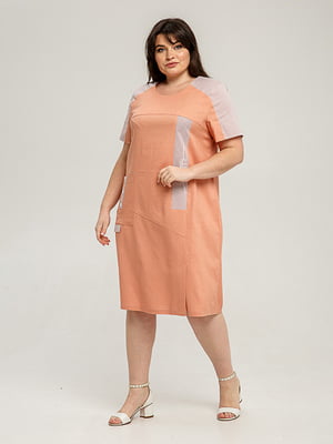Платье персикового цвета | 6255899