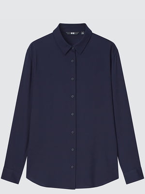 Блуза темно-синяя | 6256402