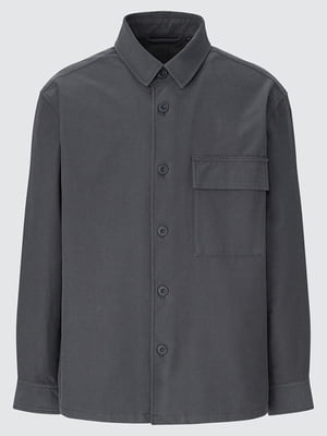 Куртка-рубашка серая | 6256421