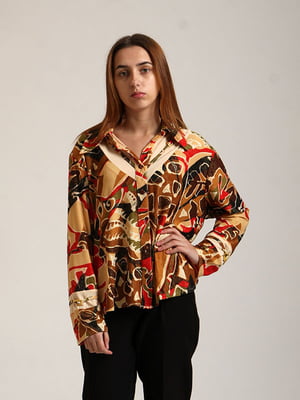 Блуза різнокольорова | 6257151