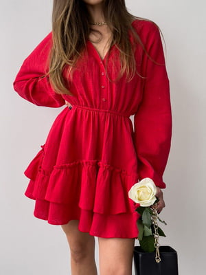 Сукня А-силуету червона | 6259315
