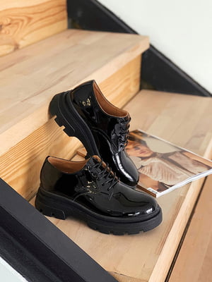 Ботинки кожаные черные | 6259706