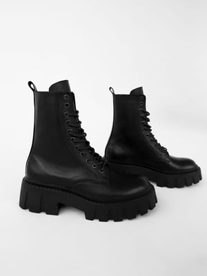 Ботинки кожаные черные | 6260000