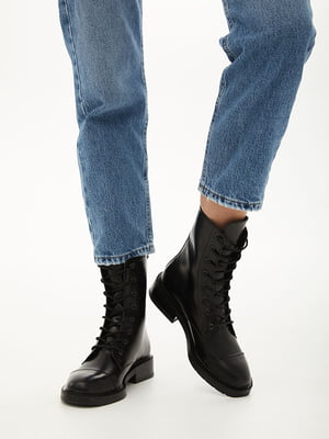 Ботинки кожаные черные | 6260711