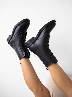 Ботинки кожаные черные | 6261217