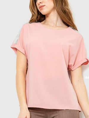 Блуза пудрового кольору | 6262185