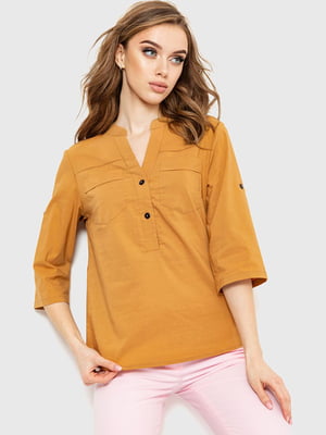 Блуза горчичного цвета | 6262332