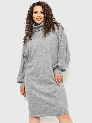 Платье-свитер серое | 6262456