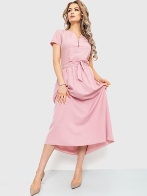 Сукня А-силуету пудрового кольору | 6262479