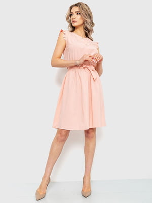 Платье А-силуэта персикового цвета | 6262512