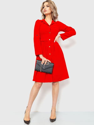 Платье А-силуэта красное | 6262561