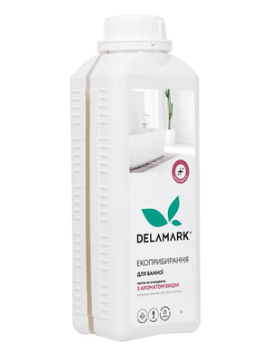 Універсальний засіб для миття ванної кімнати Delamark з ароматом вишні 1 л | 6263189
