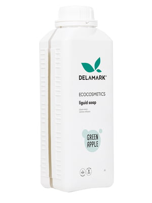 Жидкое мыло Delamark Зеленое яблоко 1 л | 6263221