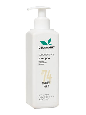 Шампунь Delamark для жирного волосся 400 мл | 6263225
