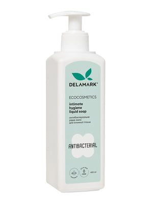 Рідке мило для інтимної гігієни Delamark антибактеріальне 400 мл | 6263235