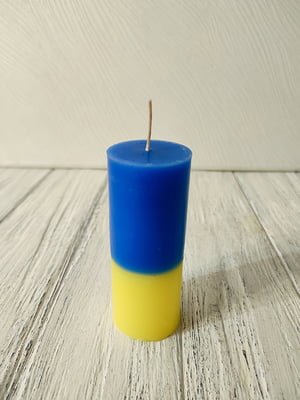 Свічка “Слава Україні!” з парафіну, сувенір, ручна робота | 6263628