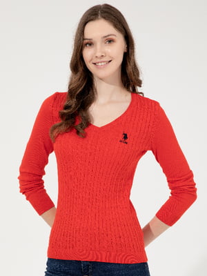 Пуловер червоний | 6263702