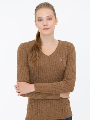 Пуловер коричневий | 6263722