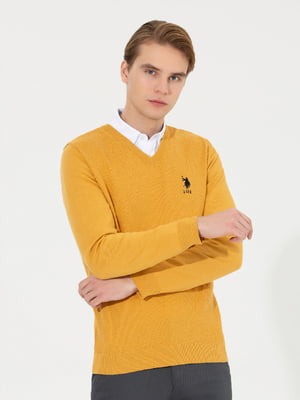 Пуловер горчичного цвета | 6264002