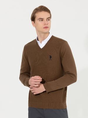 Пуловер коричневый | 6264081