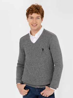 Пуловер серый | 6264185