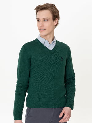 Пуловер зелений | 6264224