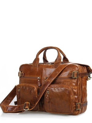 Сумка-рюкзак коричнева | 6265729