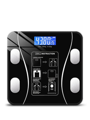 Напольные умные фитнес весы Scale Bluetooth до 180 кг с приложением | 6268751