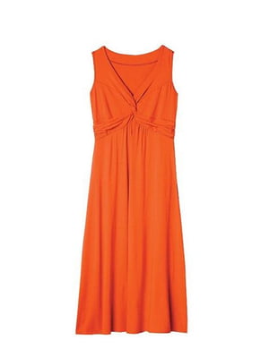 Платье А-силуэта оранжевое | 6270592