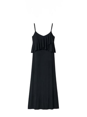 Платье А-силуэта черное | 6270763