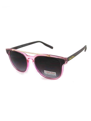 Сонцезахисні окуляри чорно-рожеві | 5828753