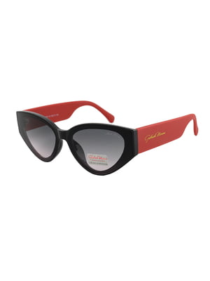 Сонцезахисні окуляри чорно-червоні | 6271308