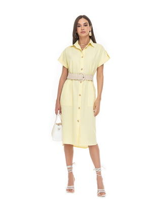 Сукня-сорочка жовта | 6272519