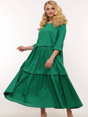 Сукня А-силуету зелена | 6271701