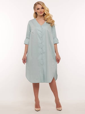 Сукня-сорочка світло-оливкового кольору | 6271659